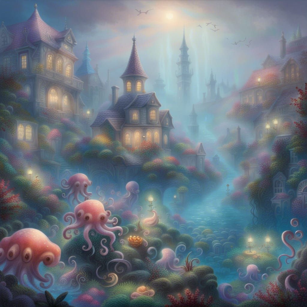 Octopus Garden Under the Sea: Ethereal Fantasy