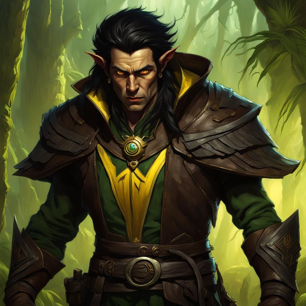 Dark Fantasy Midget Ranger Concept Art