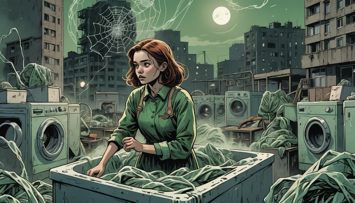 Telepathic Girl in Chernobyl, Polish Comic Art