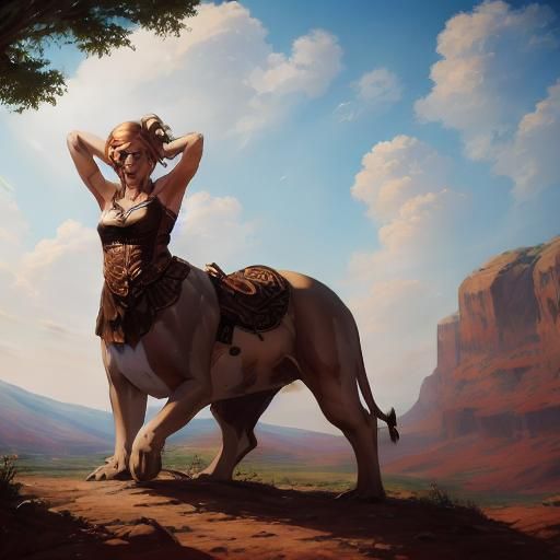 D&D Wemic in Rembrandt van Rijn Style