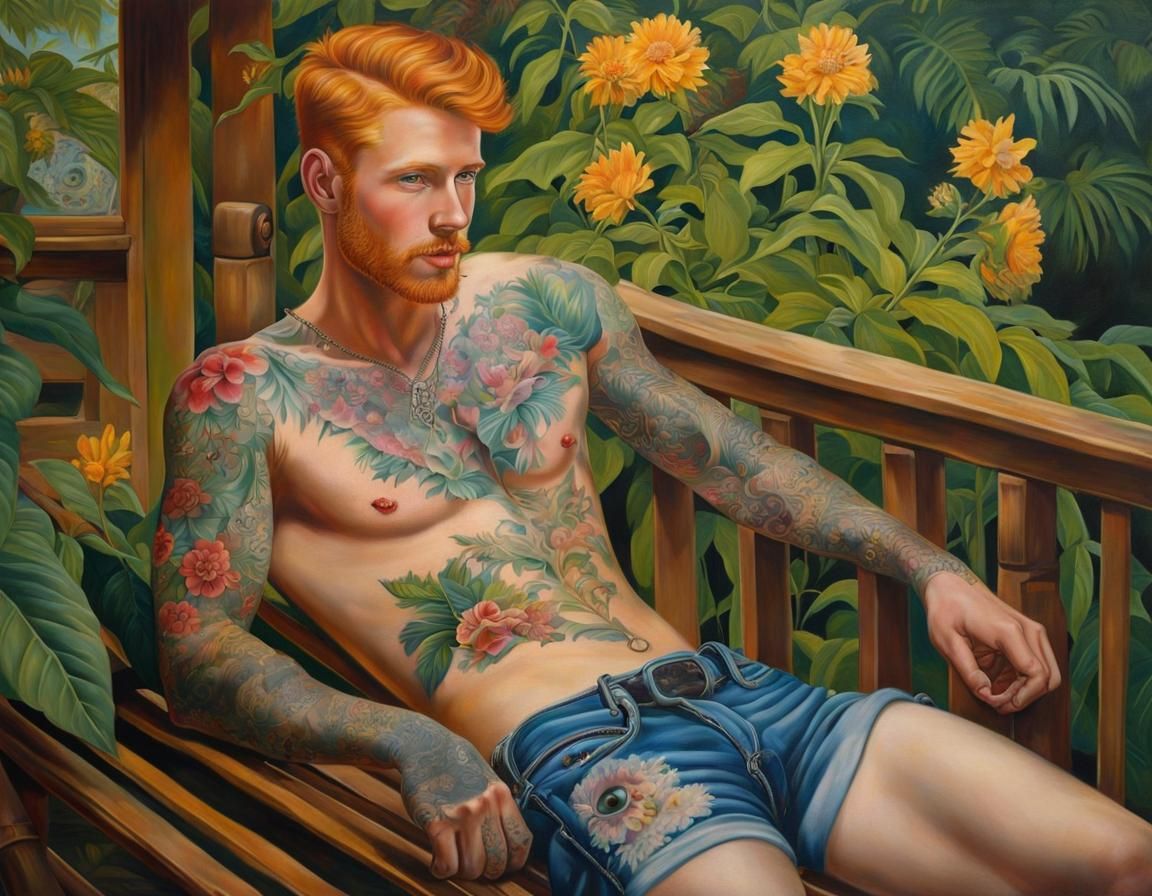 Sultry Summer Gentleman in a Southern Jungle
