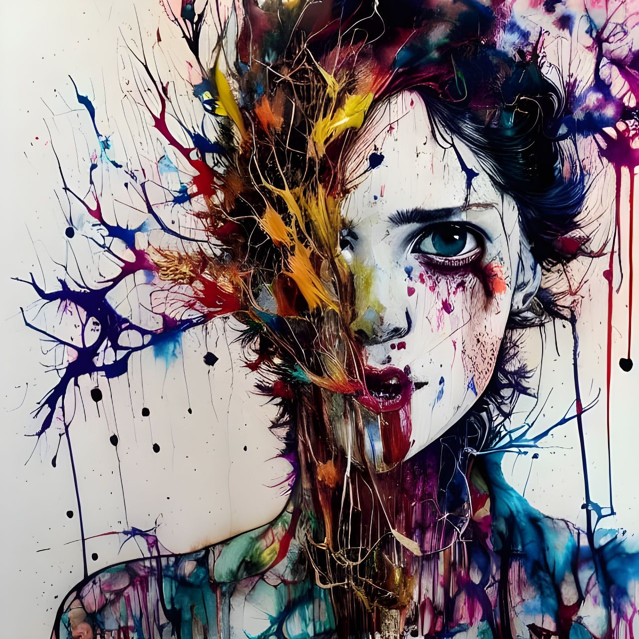 Contemporary Mixed Media Digital Art