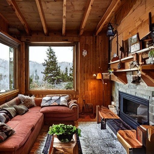 Extremely Cozy Interior Scene