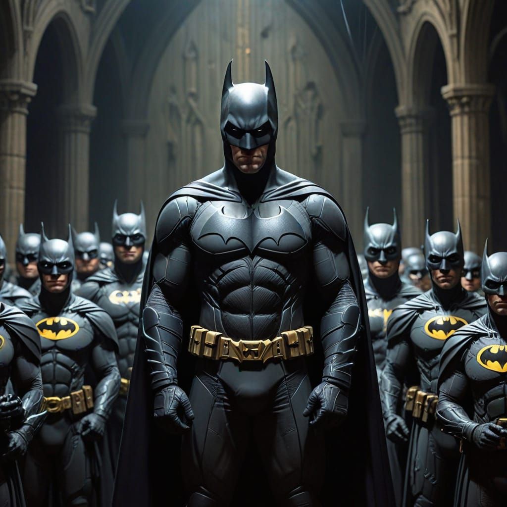 Enigmatic Religious Batman Cult Devotion