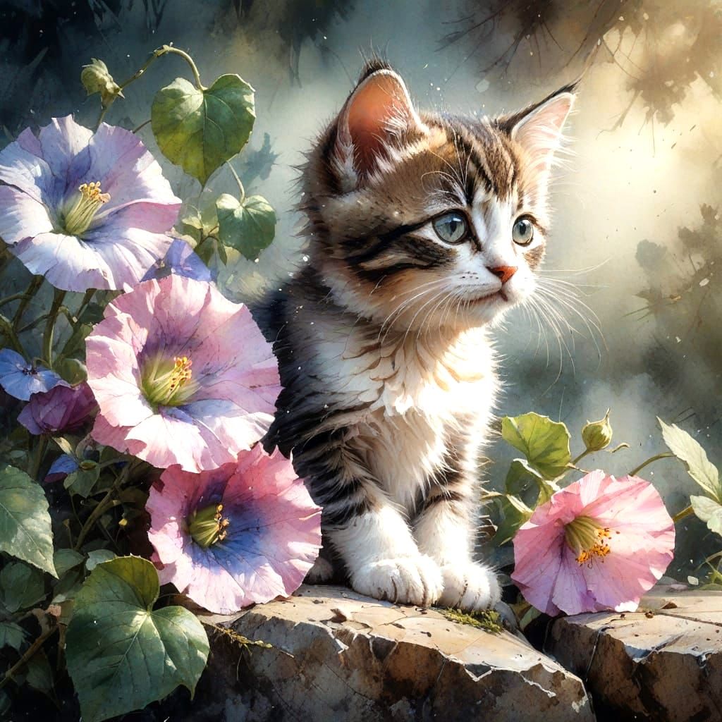 MORNING GLORY KITTEN