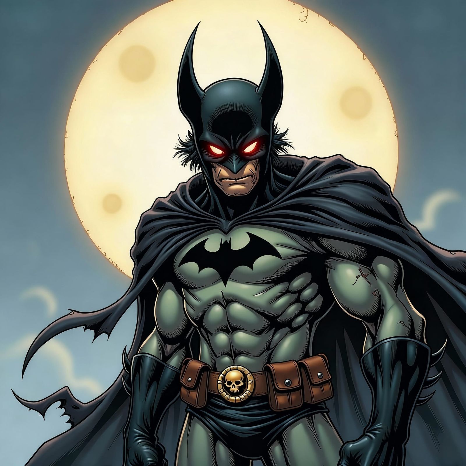 Grimdark Fantasy Warrior in Action