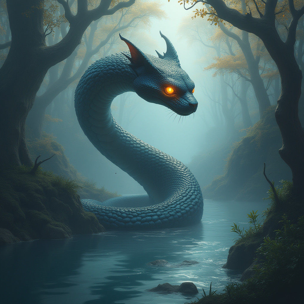 Leviathan Cat-Snake Hybrid Emerges from Depths