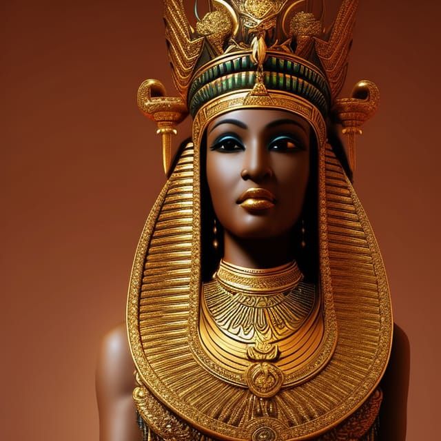 Sekhmet: Egyptian Lion Goddess in Hyperrealistic Art