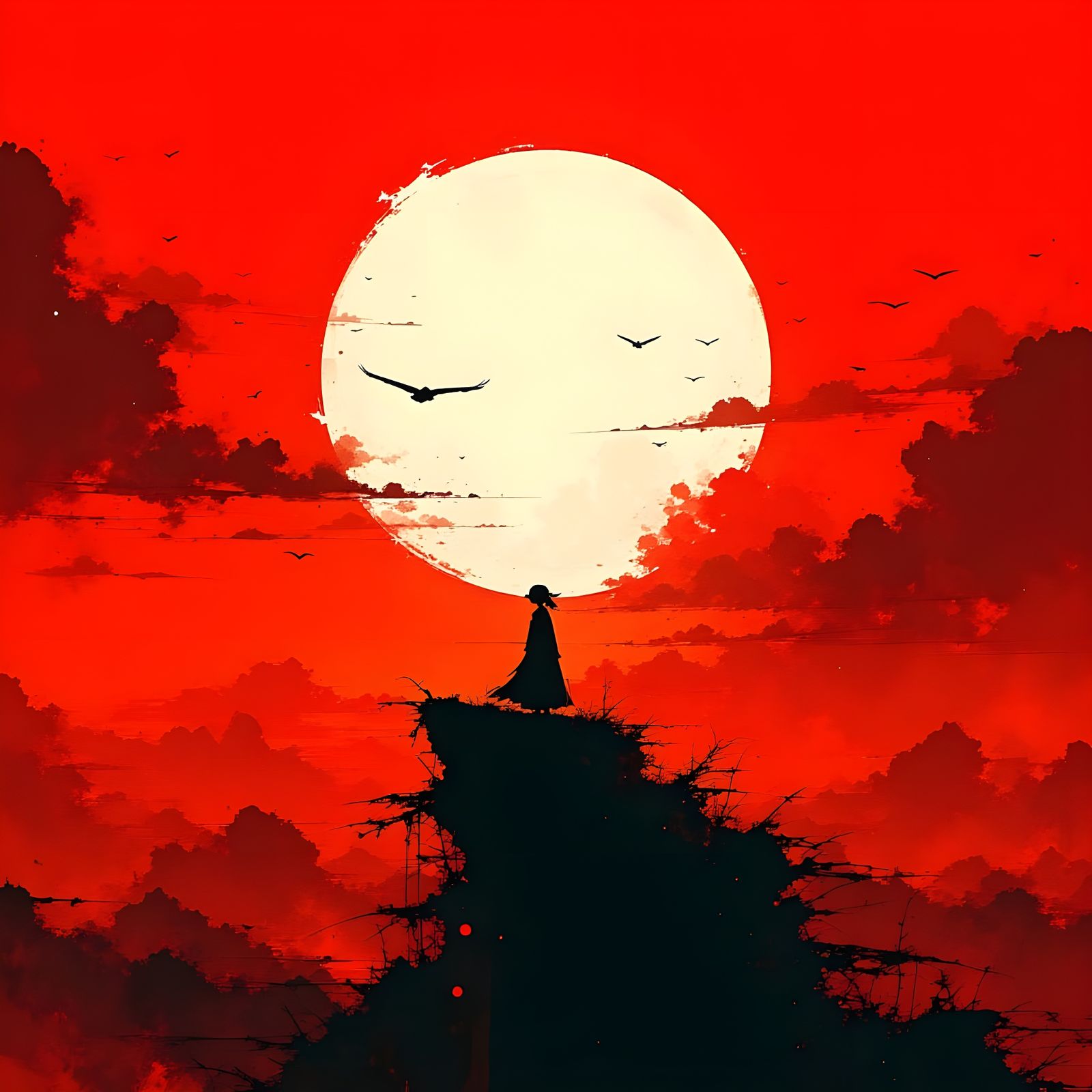 At midnight, in the month of June, I stand beneath the mysti...