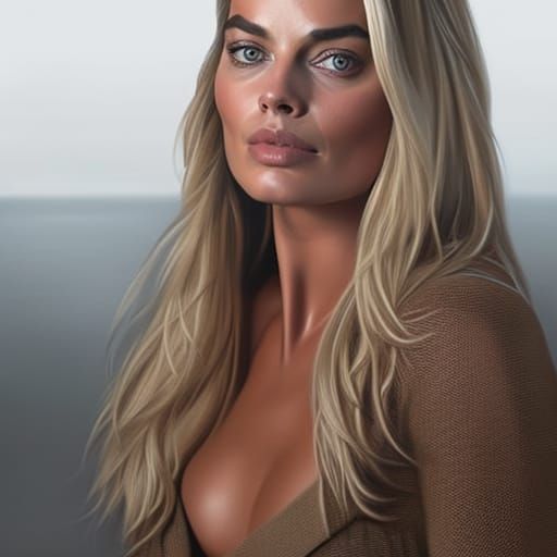 Intense Photorealistic Portrait with Cinematic Color Grading