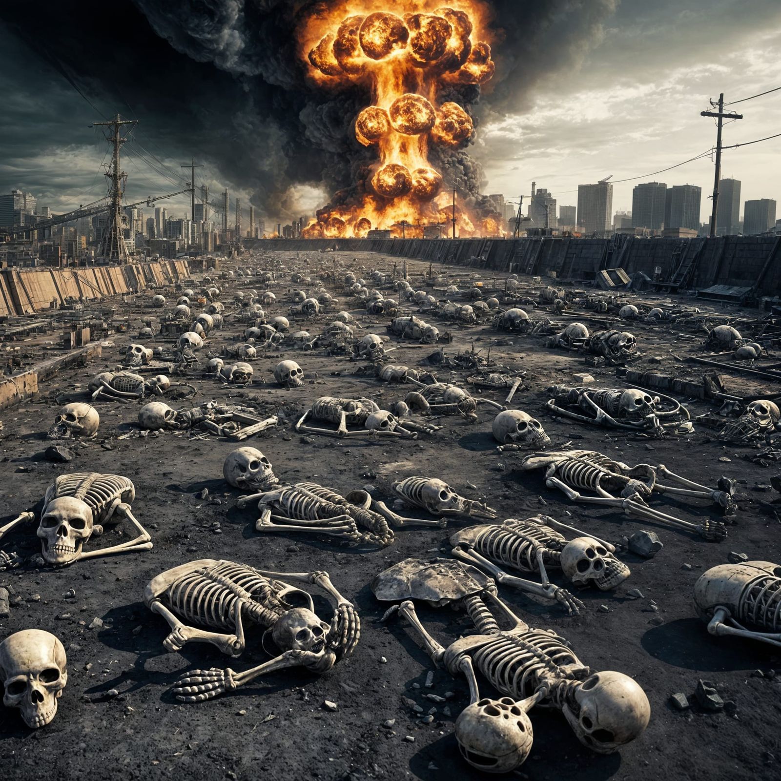 Nuclear Aftermath: City Ablaze