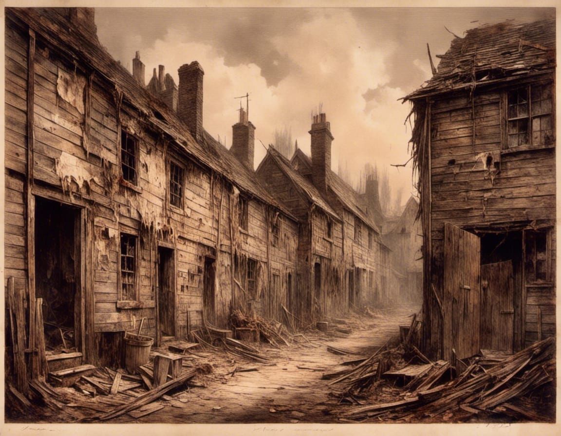 Macabre Mews in 1700s English Village