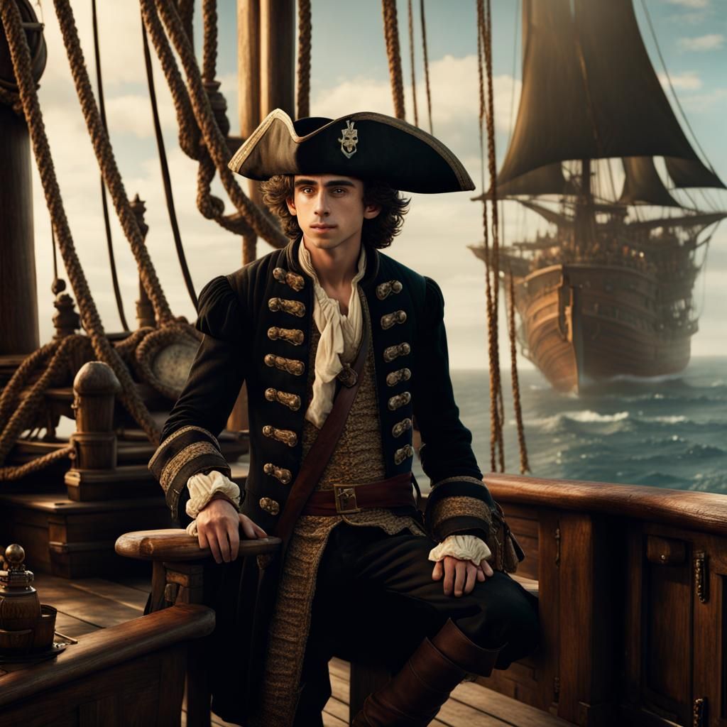 Timothee Chalamet as a Pirate