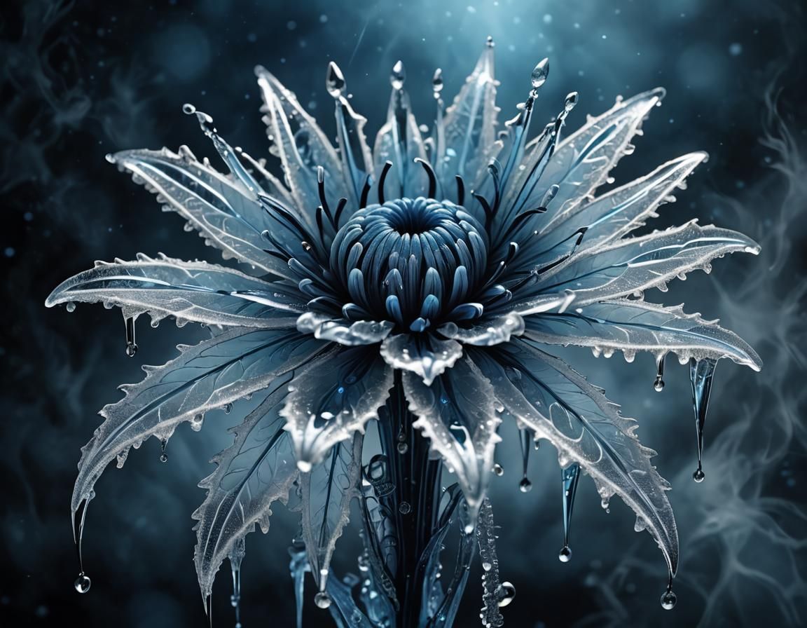 Ice flower