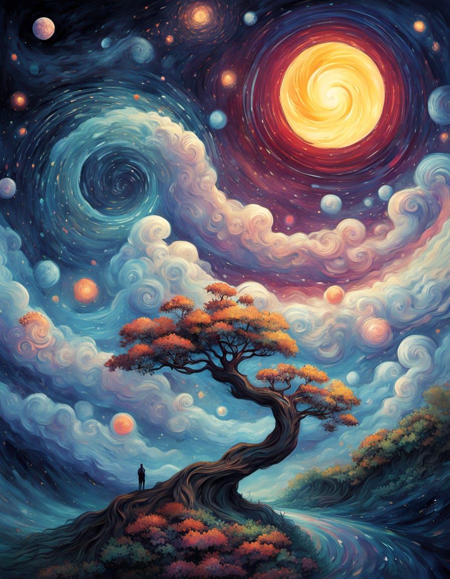 Ethereal Galaxy Whispers in Celestial Harmony