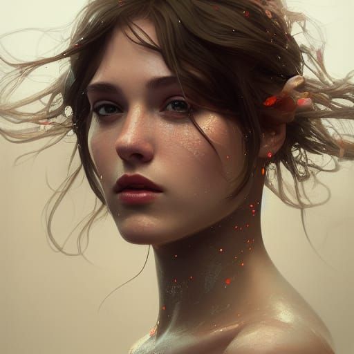 Skinny Dip Festival: Hyperdetailed Art Nouveau Portrait