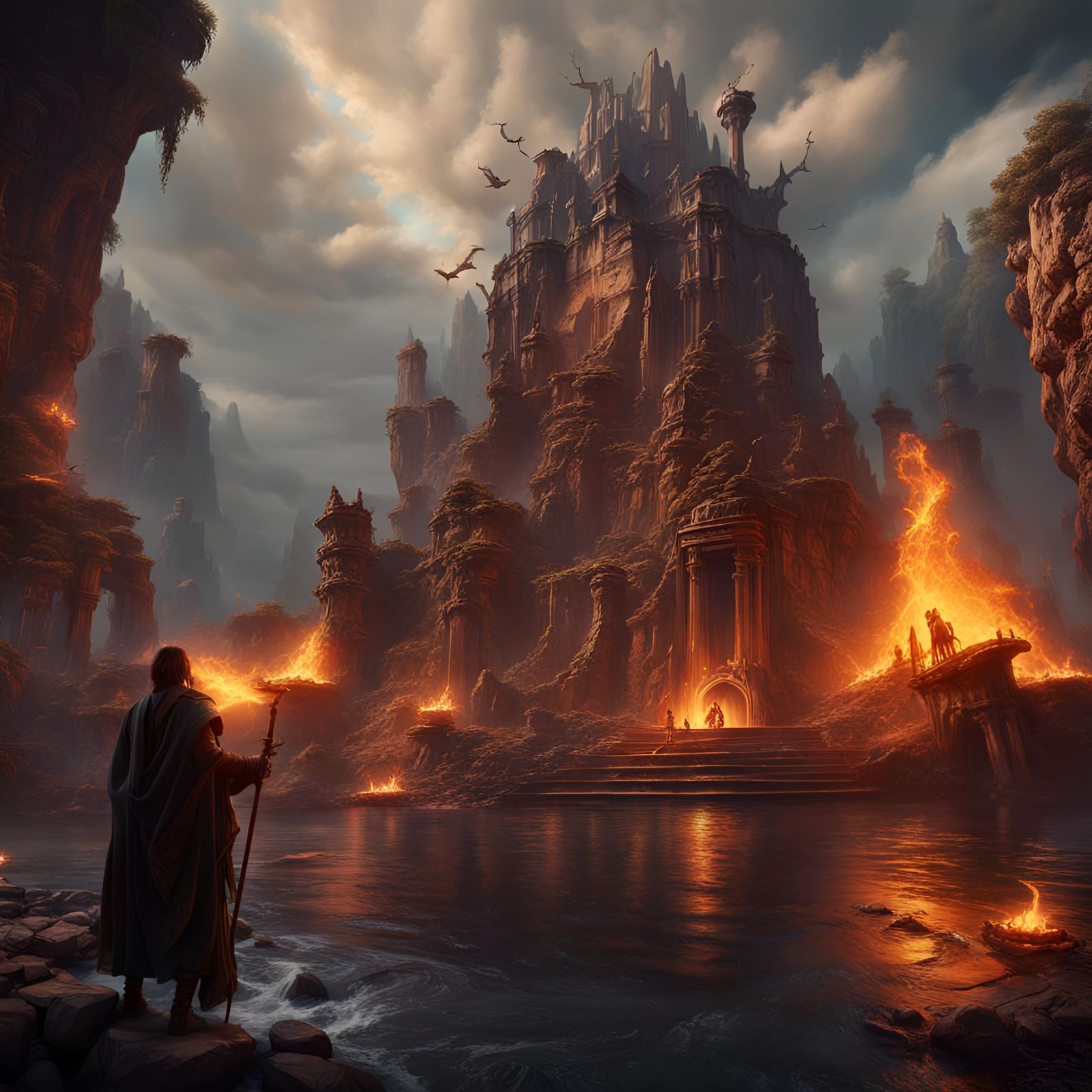 Inkanyamba Summoning: Fantastical Concept Art in Deep Color