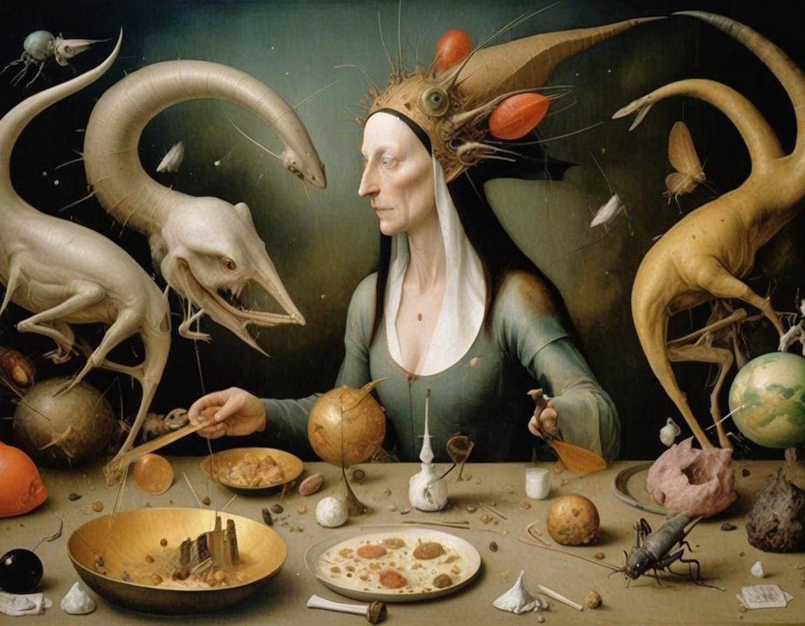 Lost fingers to the Pets she's feeding...