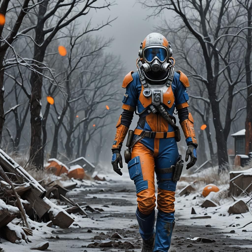 Post-Apocalyptic Kate Beckinsale in Blizzard, Unreal Engine ...