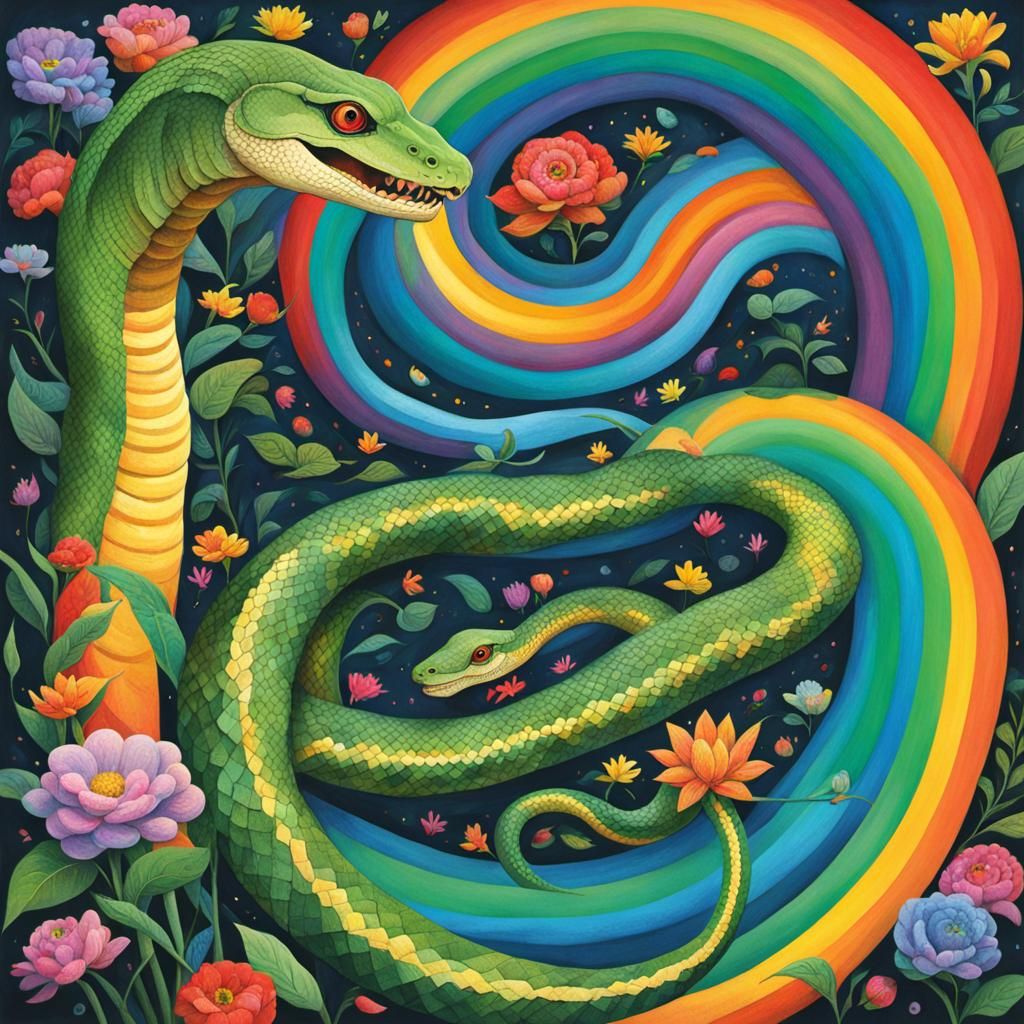 Serpent and Rainbow AI Interpretation