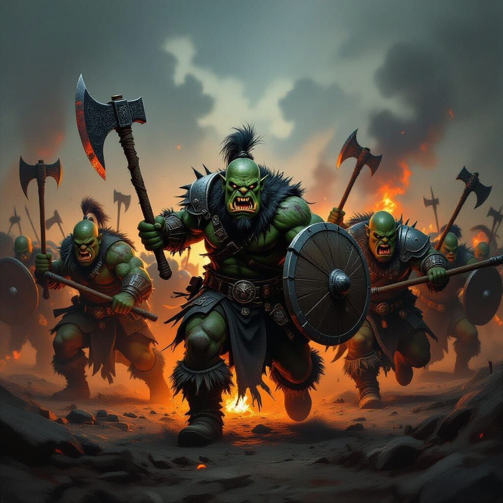 Orks - the green tide...