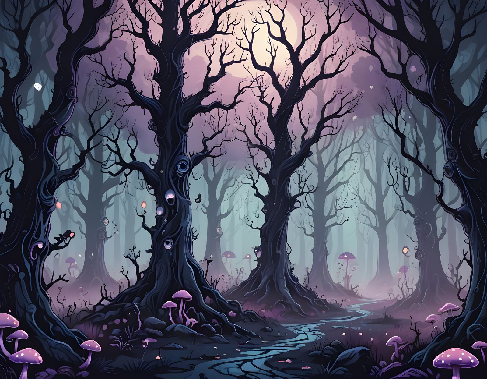 Medieval Whimsy in a Haunted Forest
