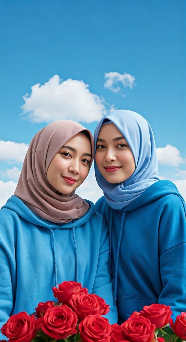 Korean Women in Hijabs: A Portrait of Joy