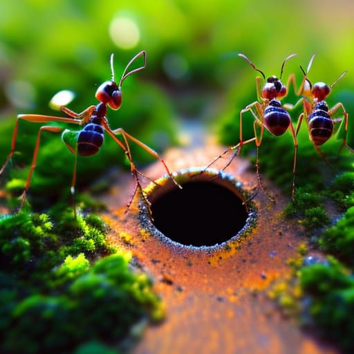 Ant's Eye View: A Unique Perspective