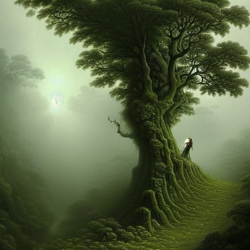 Bug's Fear: Ethereal Fantasy Bonsai Tree