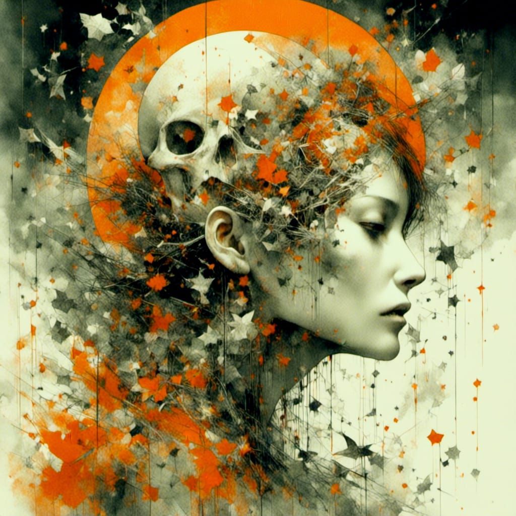 Surreal Radio Head in Oil Painting Style