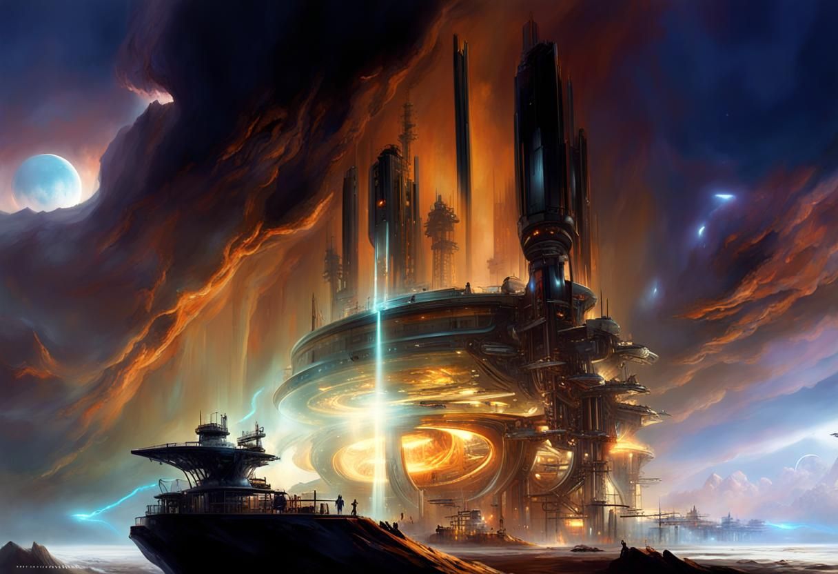 Steampunk Fusion Generator in Hyperrealistic Digital Art