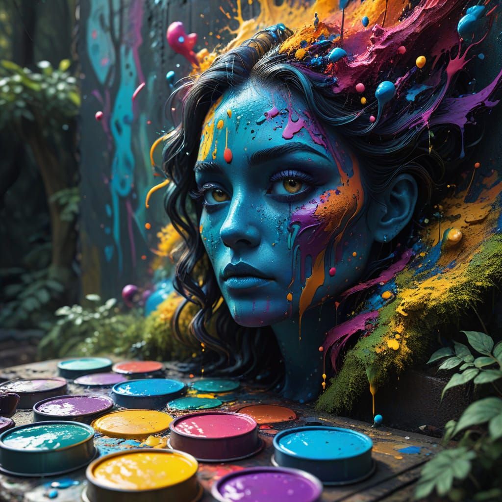 Vibrant Street Art Fantasy Palette