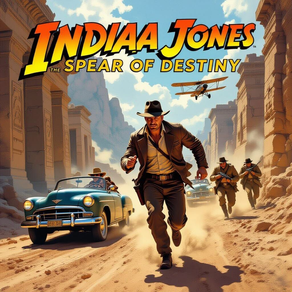 Indiana Jones Spear of Destiny Movie Poster