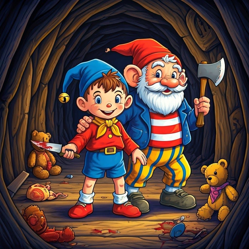 Dark Noddy and Big Ears in Twisted Toyland