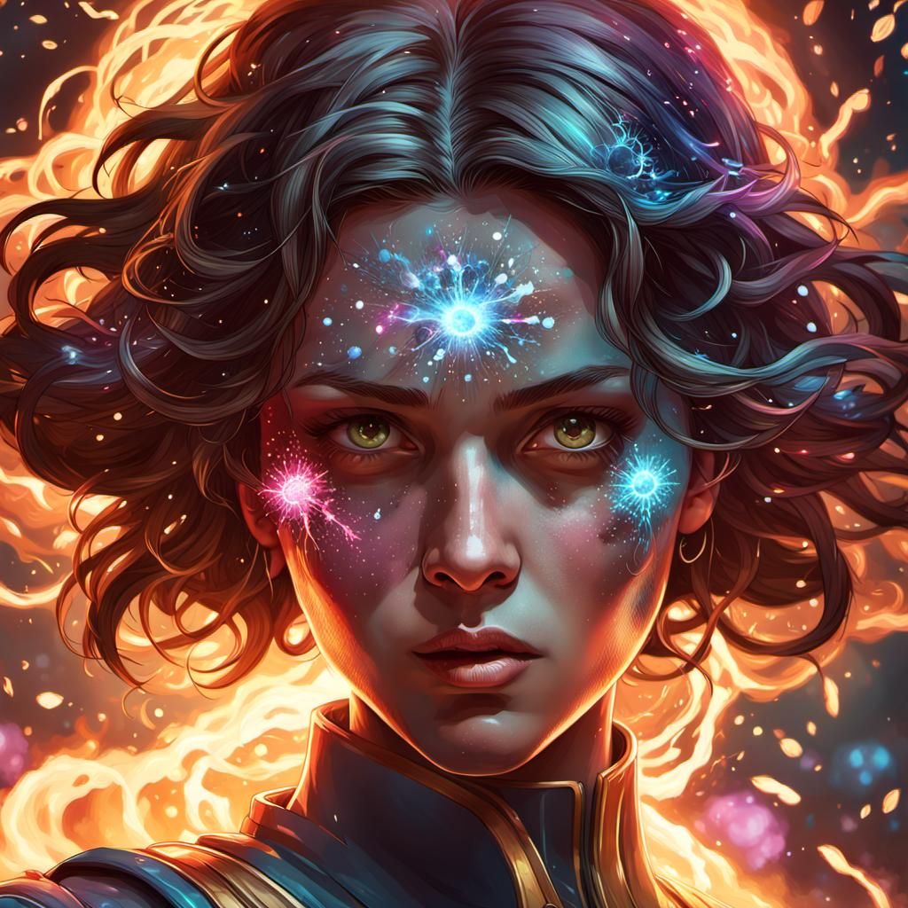 Explosion over Ethernet: Hyperdetailed Portrait