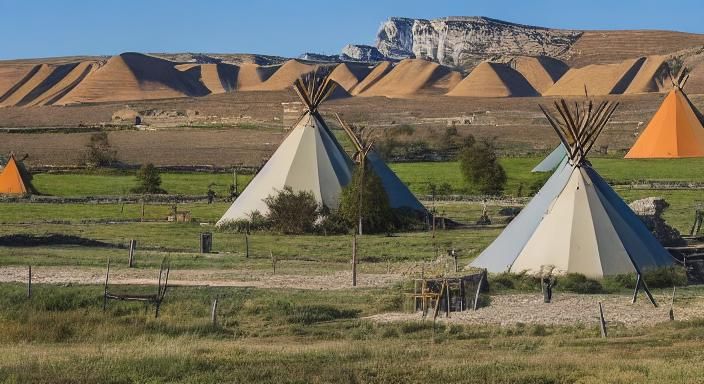 Picasso Inspired Tipi Village