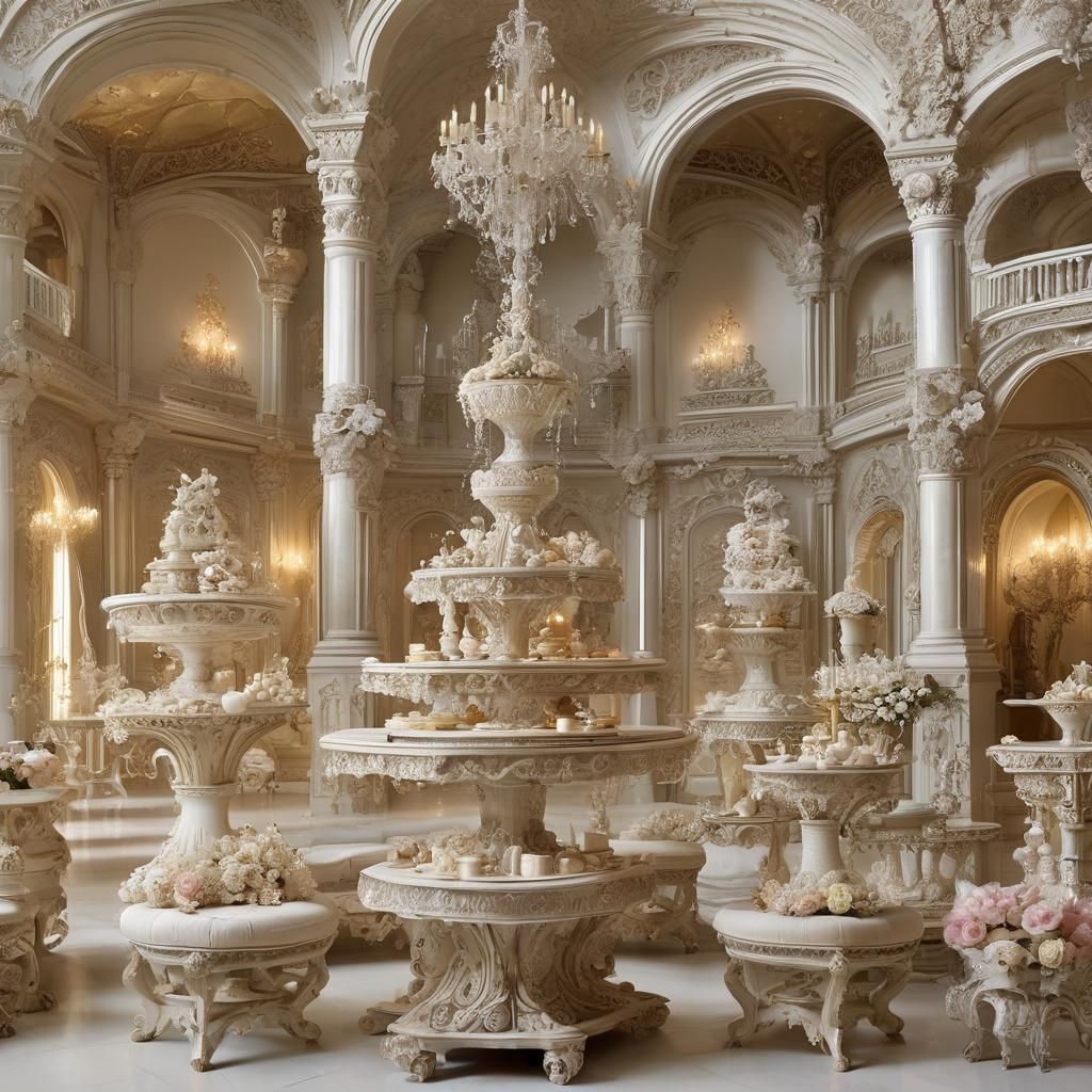 Ethereal Goddess in Majestic, Expansive Landscape