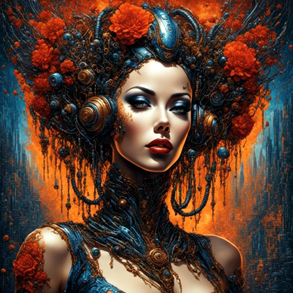 Futuristic Glamour in a Modern Style