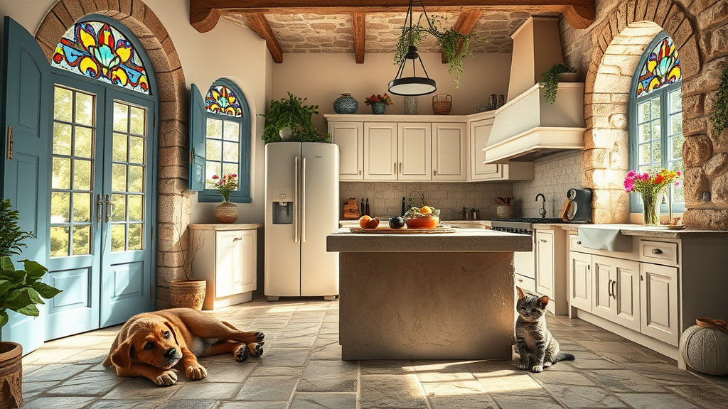 Italian-Style Fantasy Kitchen in Photo-Realistic Detail