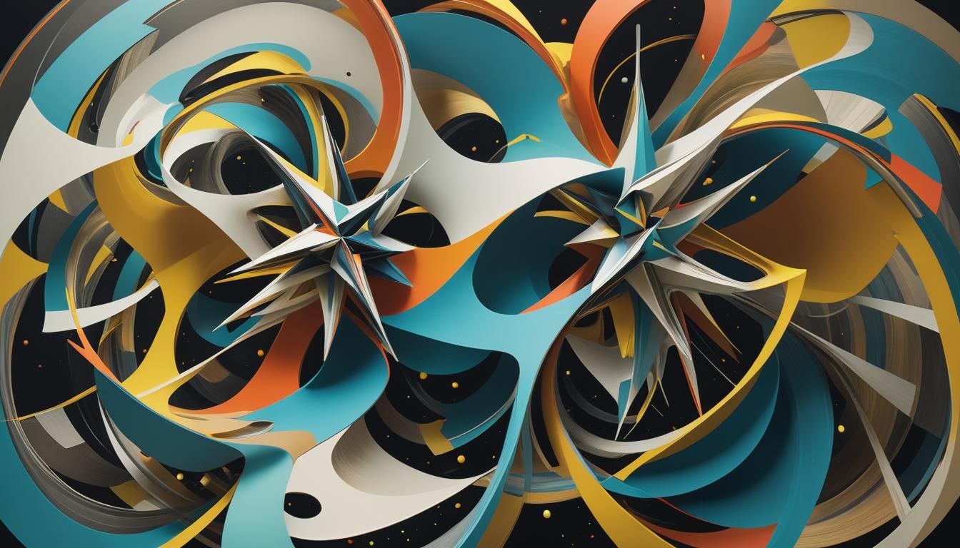 Whirling Star Personas in Volumetric Physics, Surreal Expres...