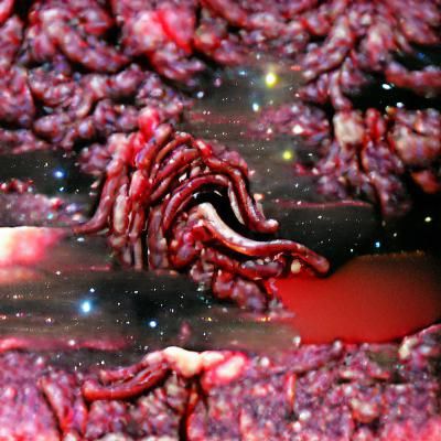 Cosmic Slug Floating in Space