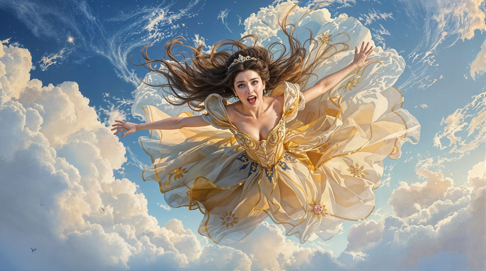 Ethereal Princess in Free Fall