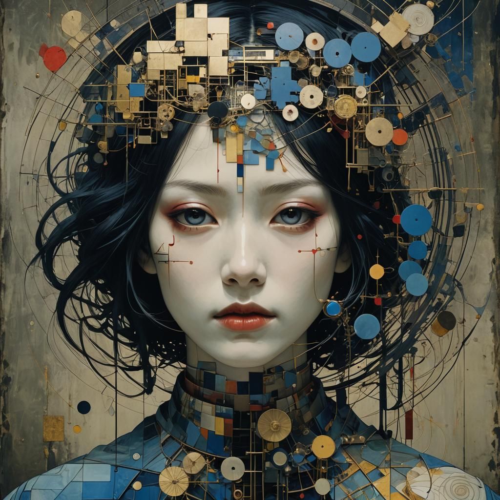 Abstract Photography Portrait in Surreal Style