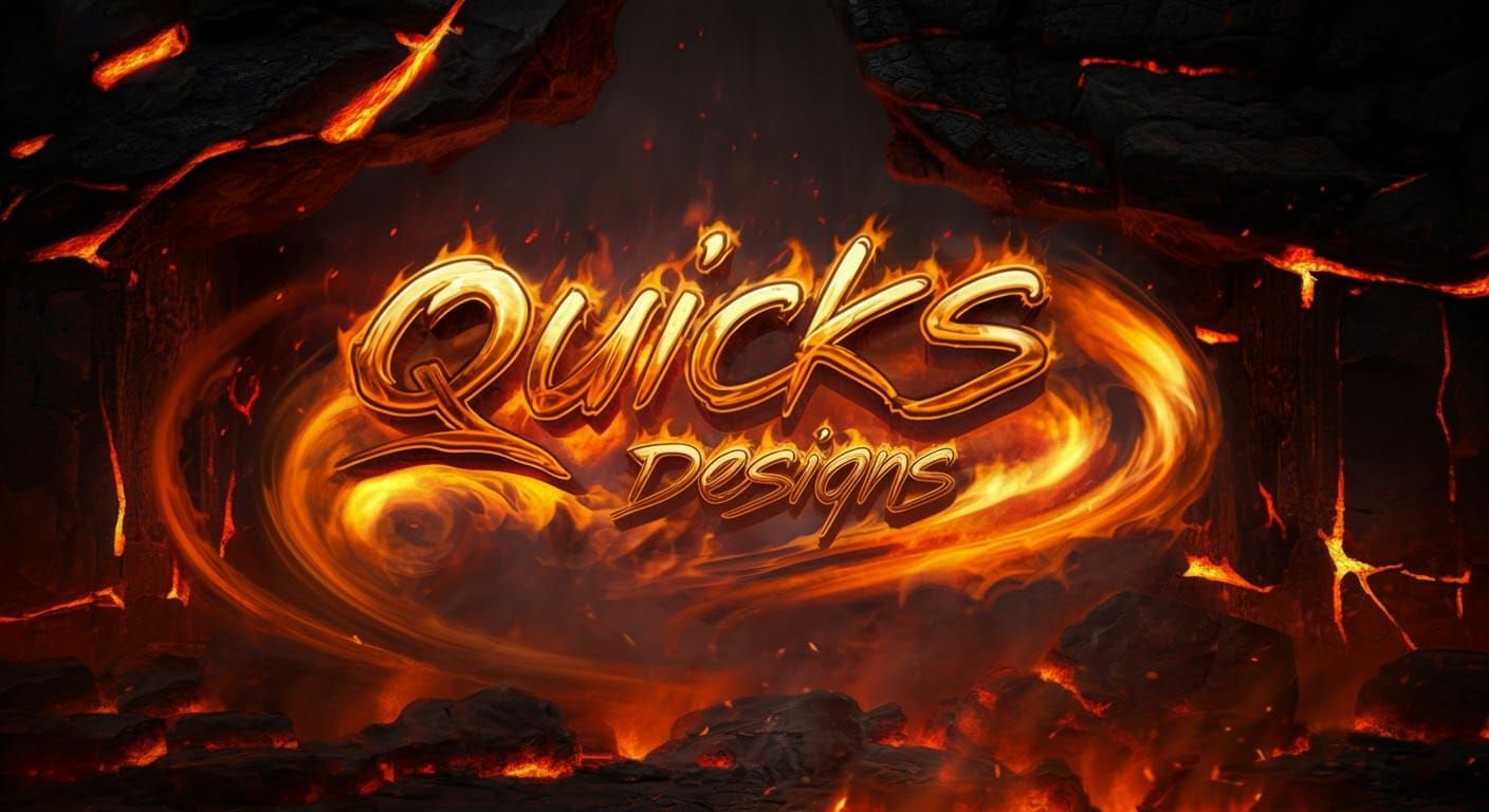 Fiery Graffiti: Quicks Designs in Volcanic Inferno