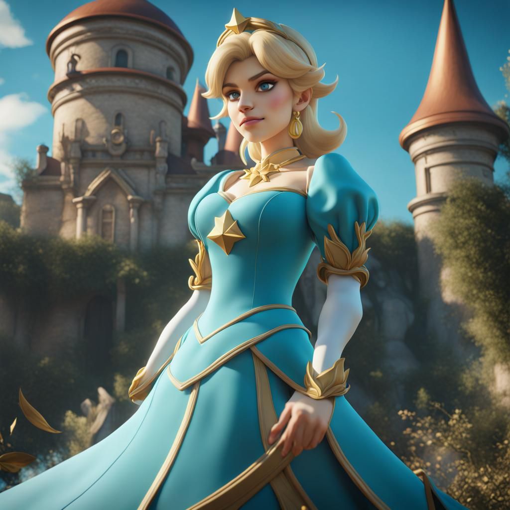 Detailed Matte Painting of Rosalina