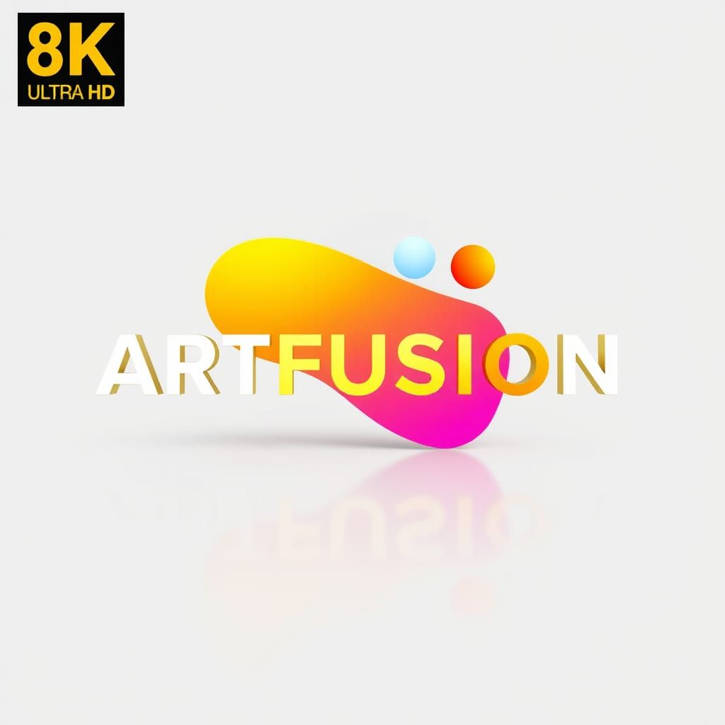 ARTFUSION 3D Logo Design with Abstract Shapes