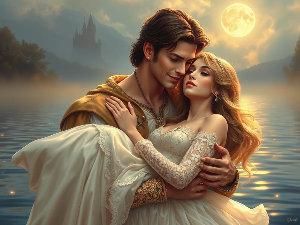 Dreamy Royal Romance in Moonlit Fantasy
