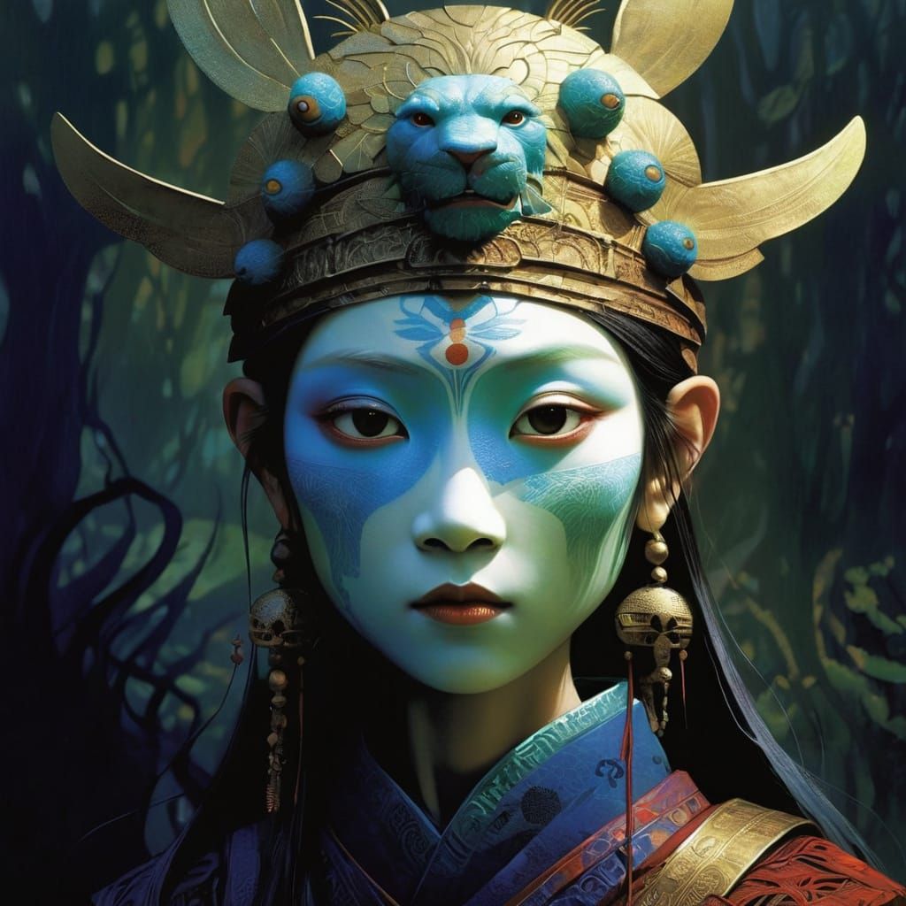 Surreal Portrait Collection in Dark Palette