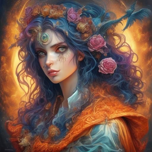 Contrasting Concepts: AI Generated Watercolor