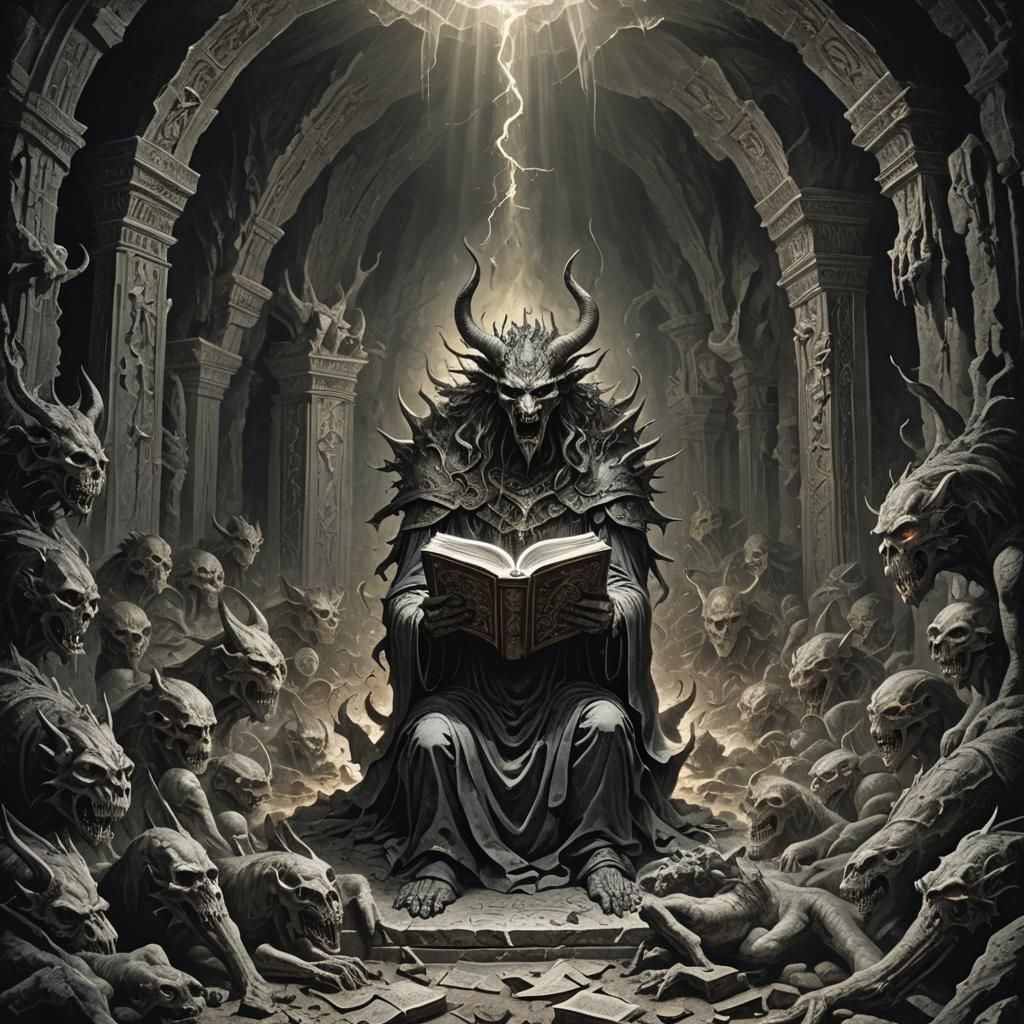 Cursed Book Protected by Demonic Beasts